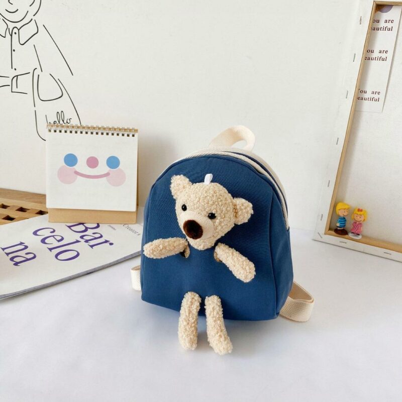 sac à dos enfant avec ours en peluche