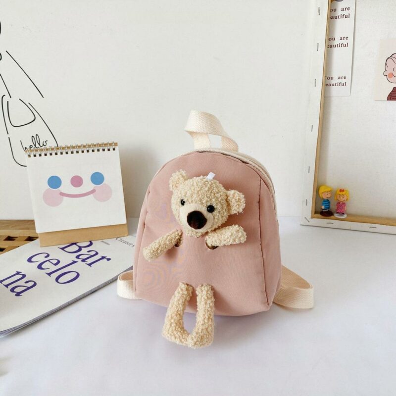 sac à dos enfantin coloré ours en peluche