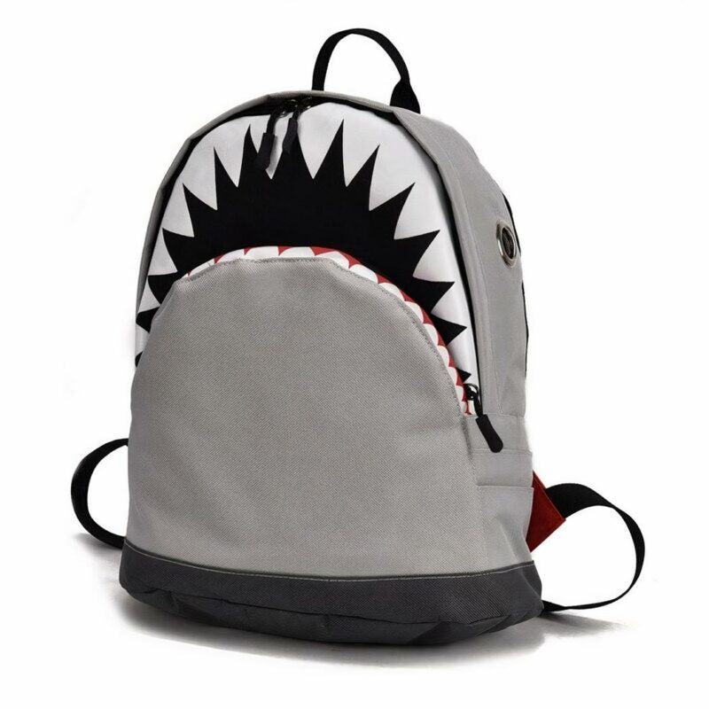 sac à dos requin effet tridimensionnel