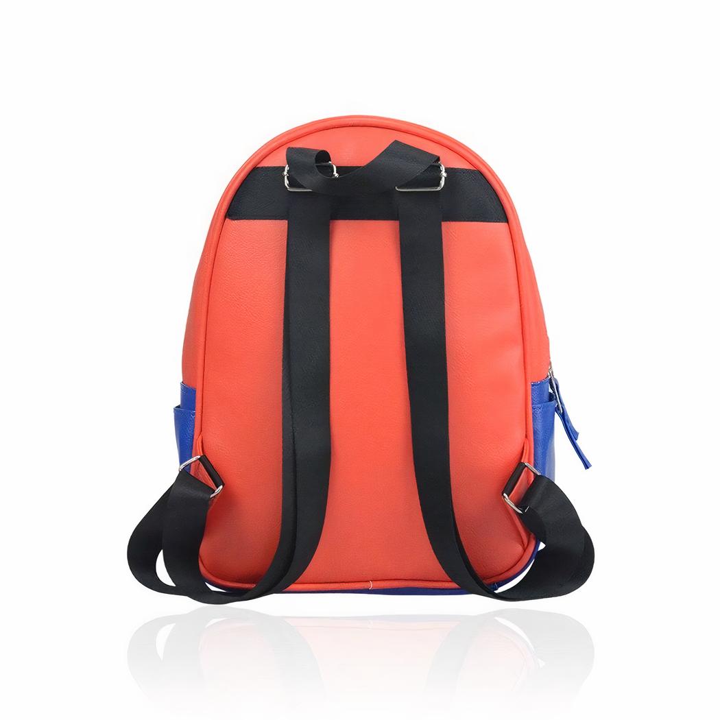 sac à dos bleu et rouge avec motif Super Mario