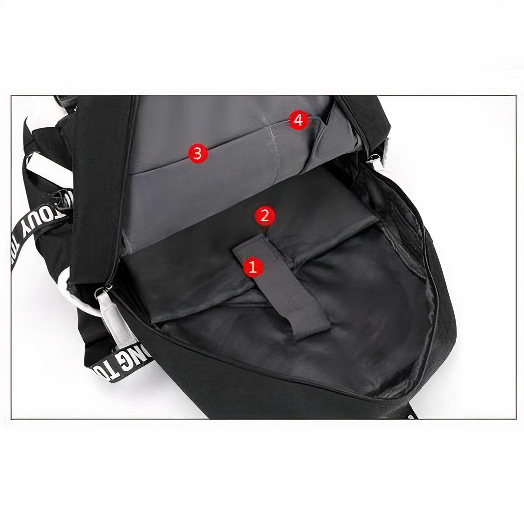 accessoire Naruto sac à dos noir
