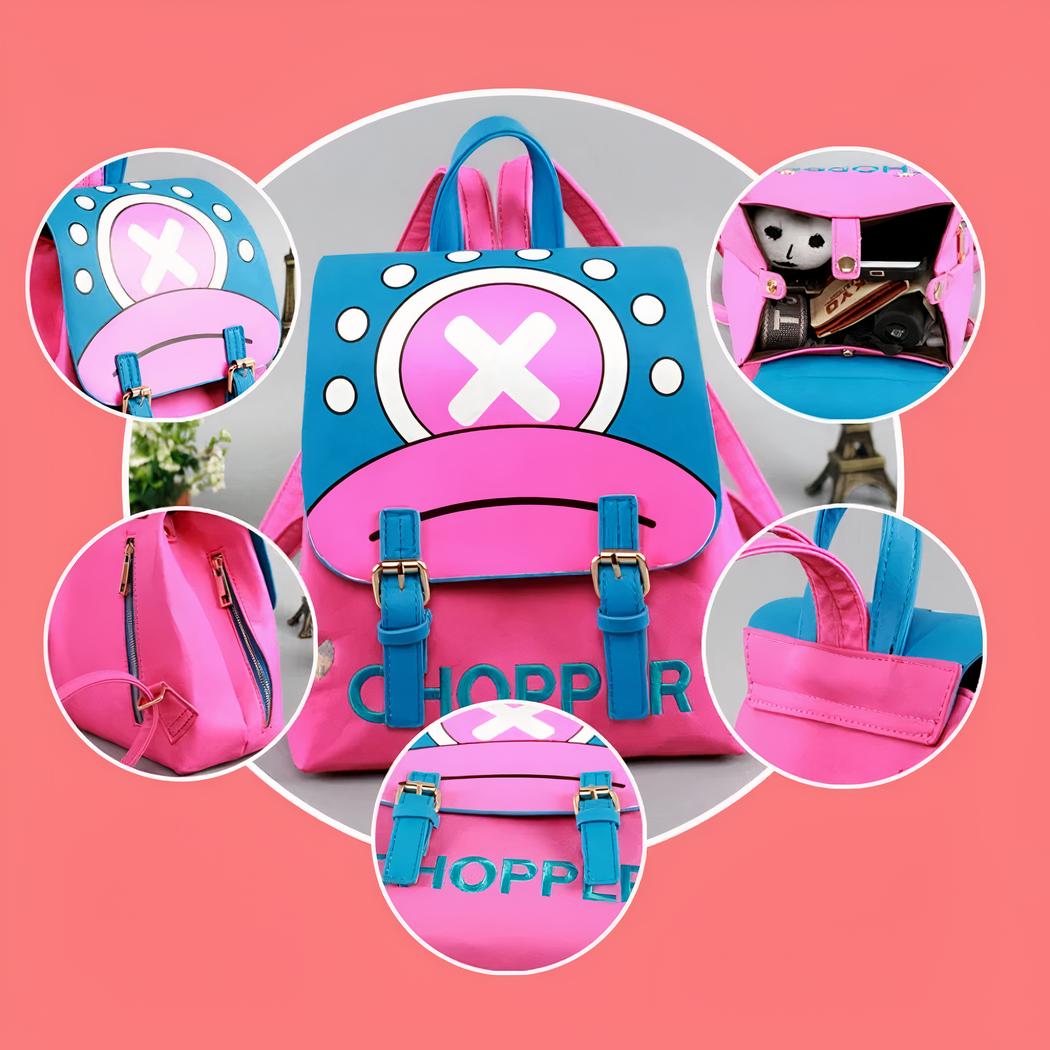 sac à dos One Piece rose pour fans de cosplay