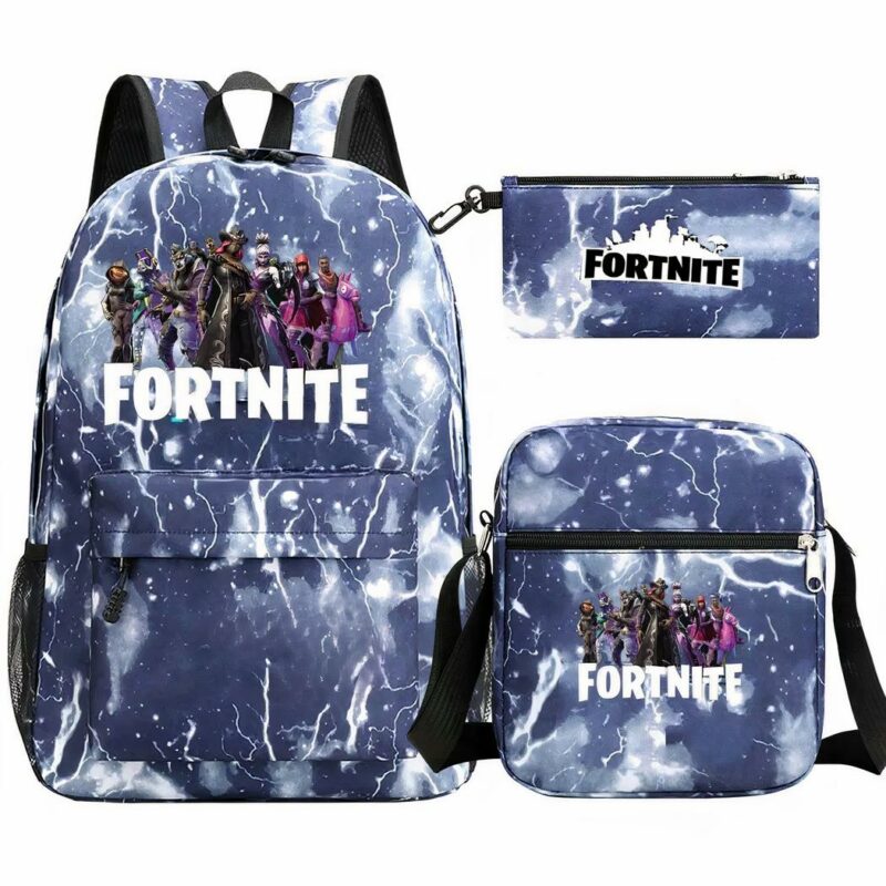 sac à dos bleu Fortnite électricité