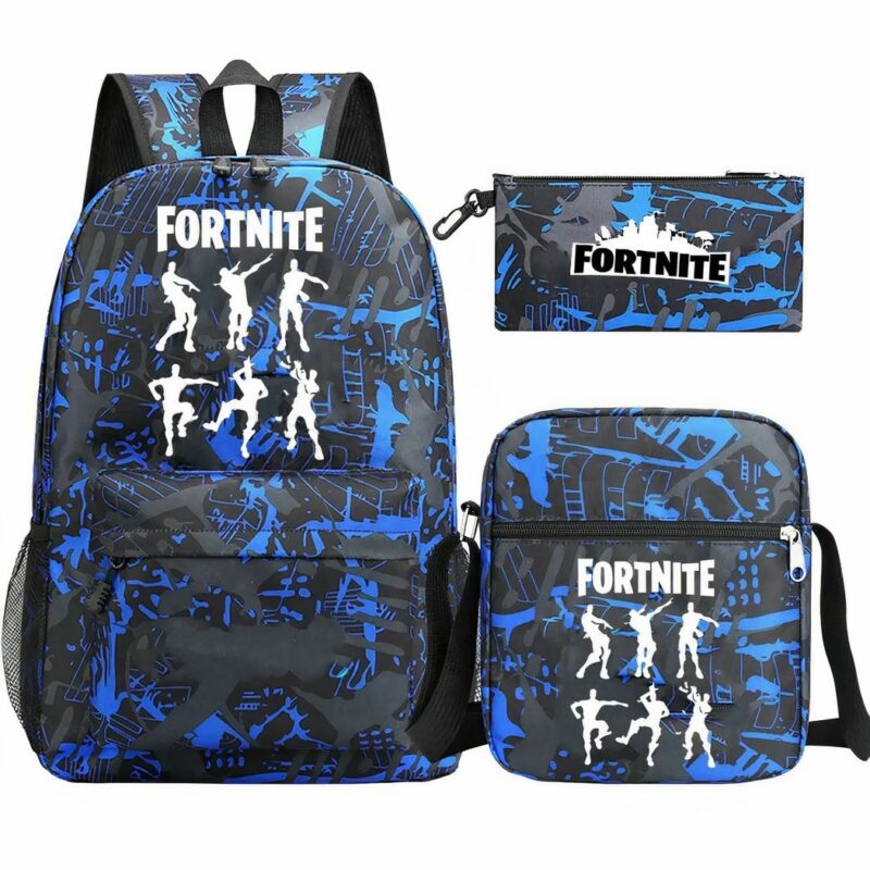 sac à dos gaming Fortnite bleu et noir