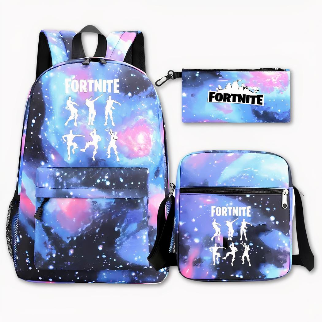 sac à dos Fortnite galaxie ensemble 3 pièces