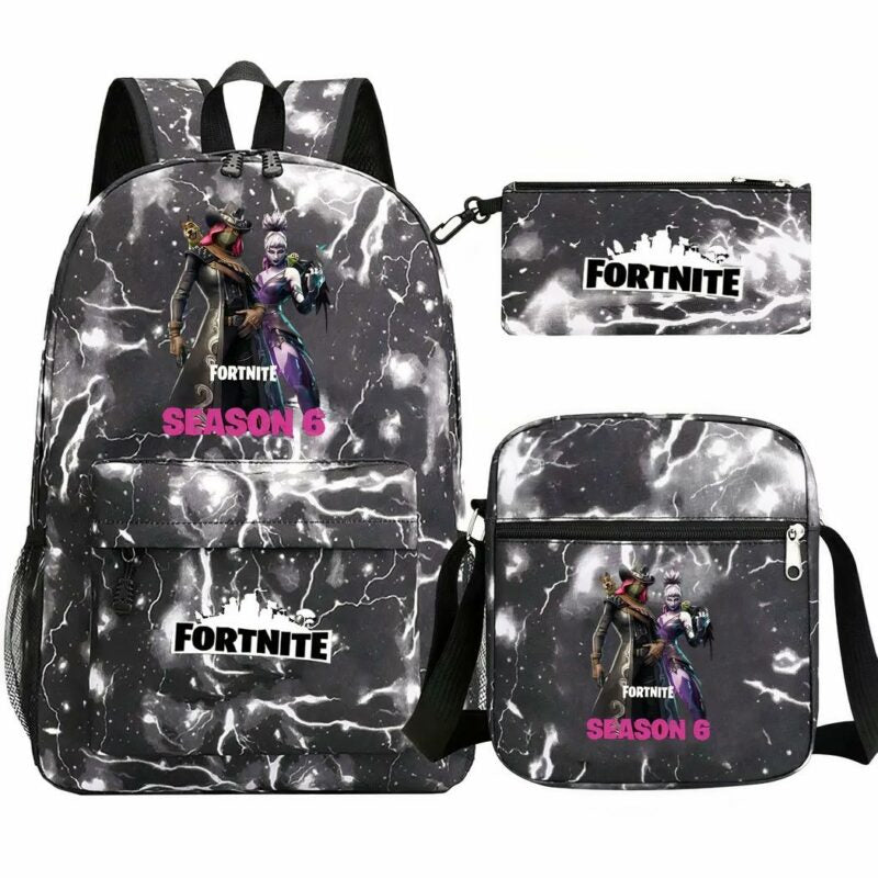 sac à dos Fortnite tendance gris noir