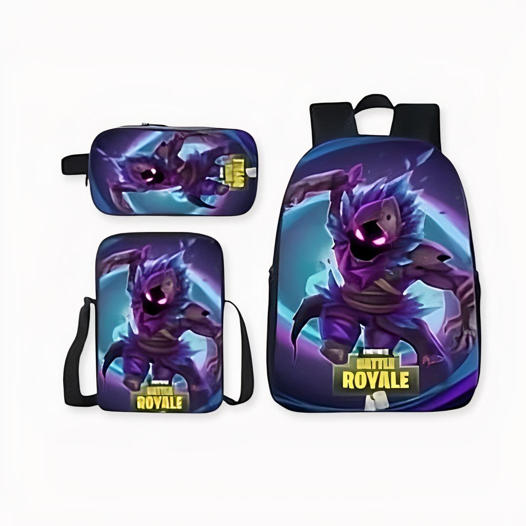 sac à dos Fortnite noir et violet