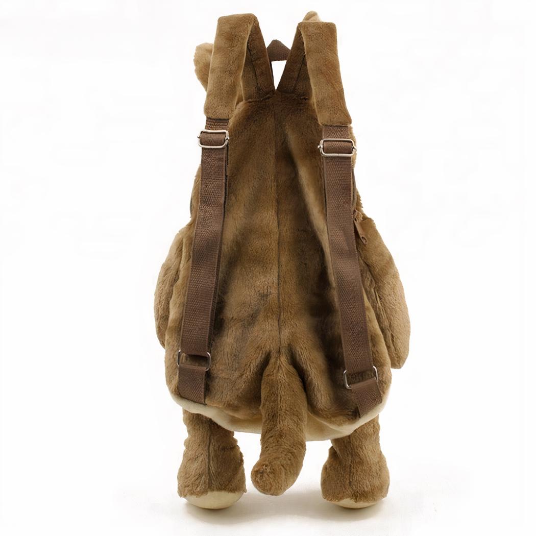 sac à dos doux en peluche kangourou