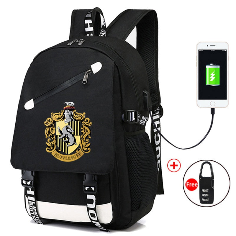 Sac à dos Harry Potter Poufsouffle noir