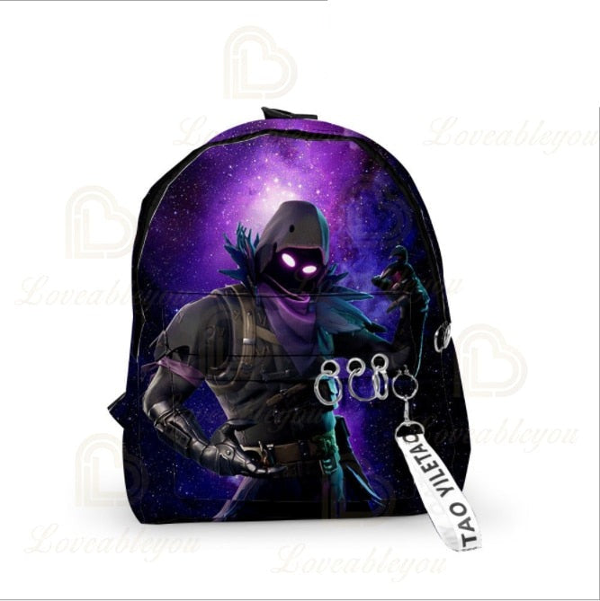 Sac à dos avec personnages du jeu Fortnite
