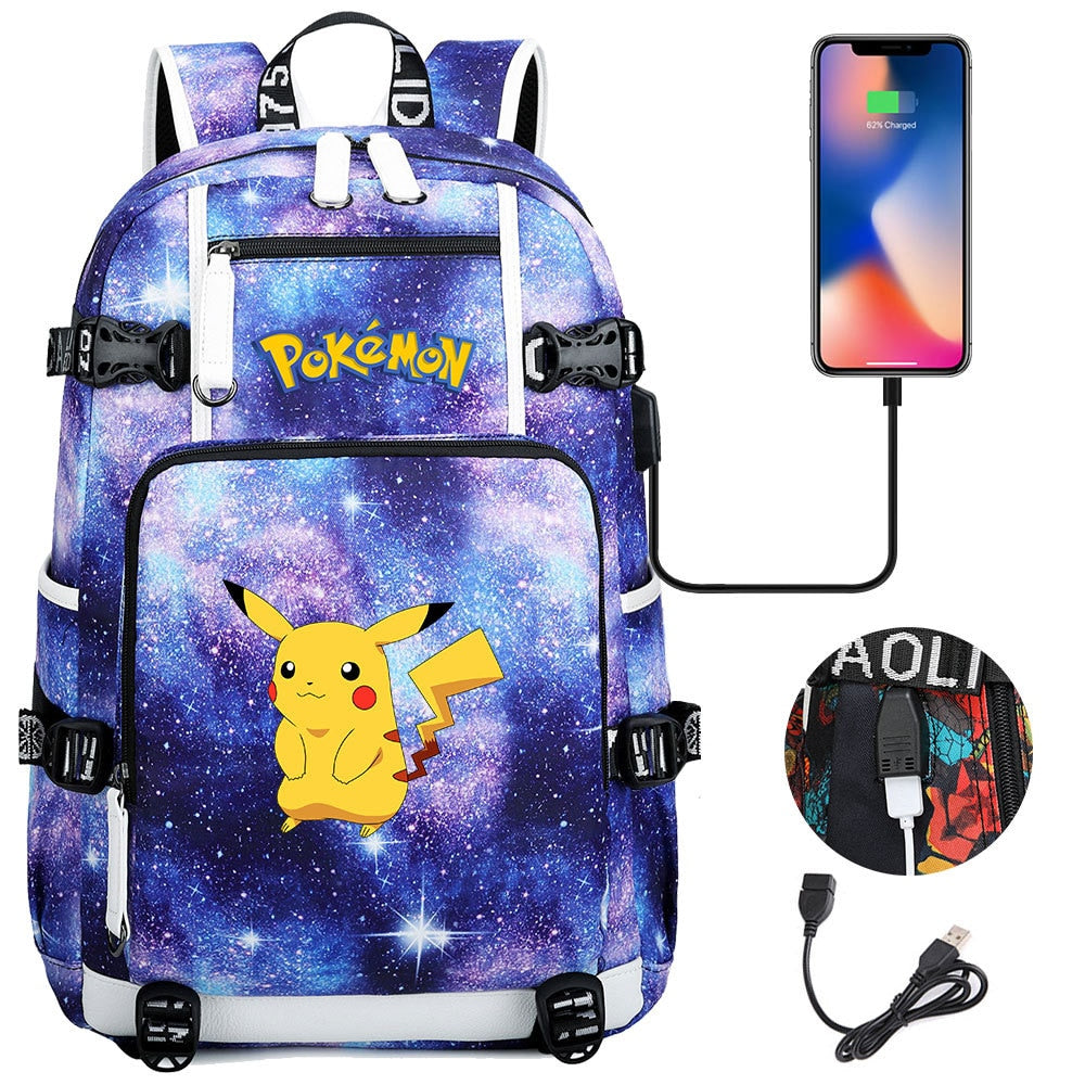 Sac À Dos Univers Pikachu Port Usb147