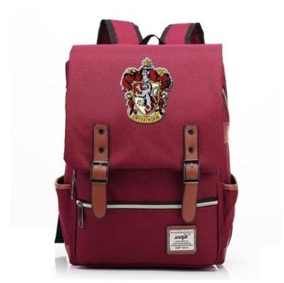 Image du Sac À Dos Rouge Harry Potter pour le collège