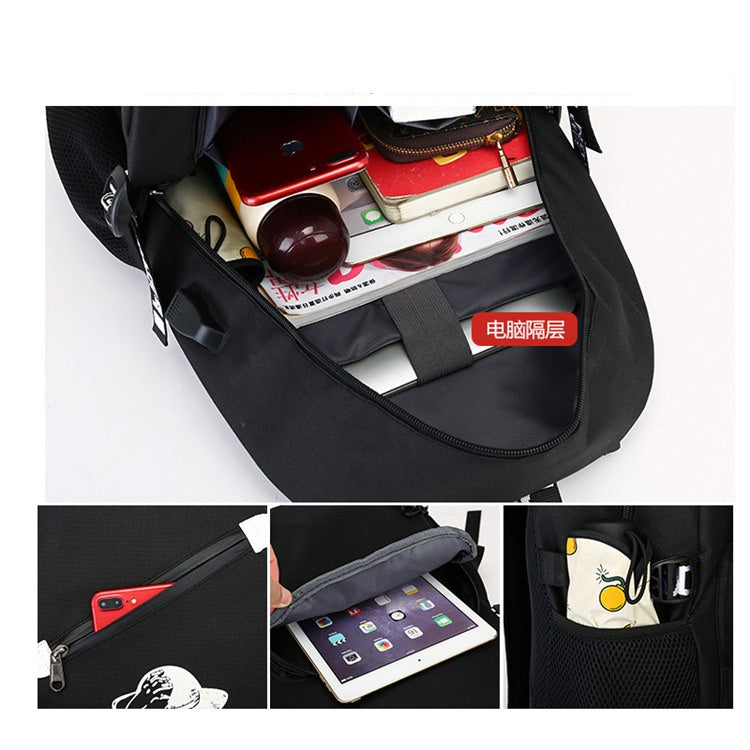Sac à dos Harry Potter avec port USB et système de cadenas