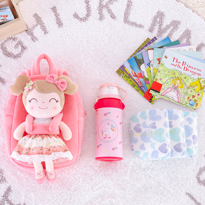Sac à dos Dora l'exploratrice en peluche rose