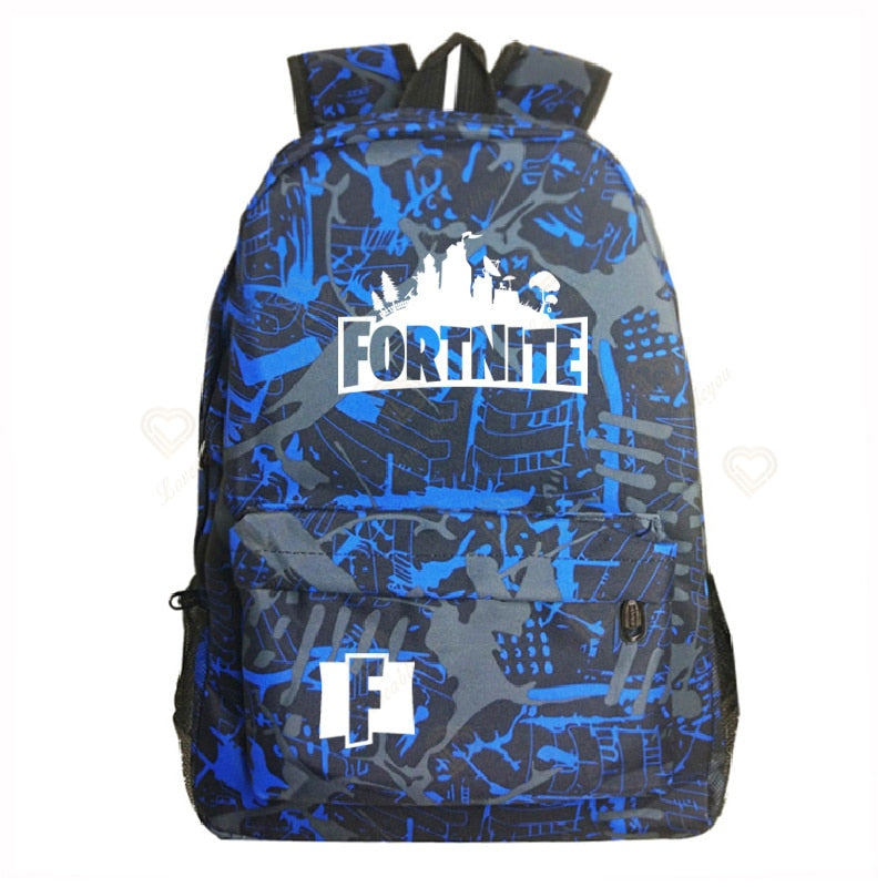 Sac à dos Fortnite bleu et noir
