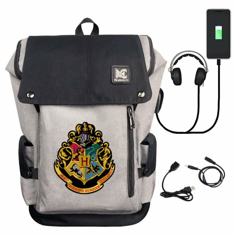 sac à dos motif blasons Harry Potter