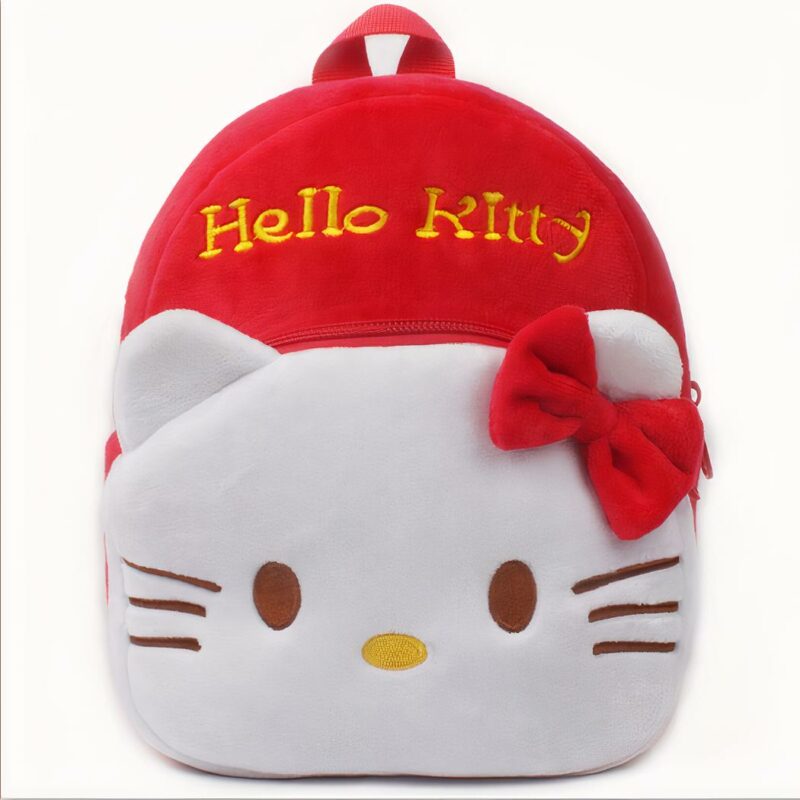 sac à dos Hello Kitty en peluche pour enfants