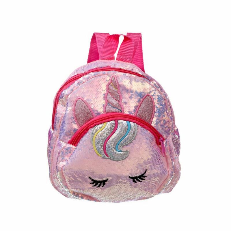 sac à dos enfant paillettes licorne