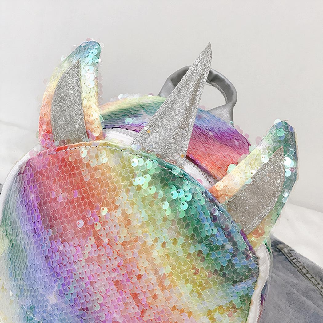 sac à dos enfant licorne paillettes