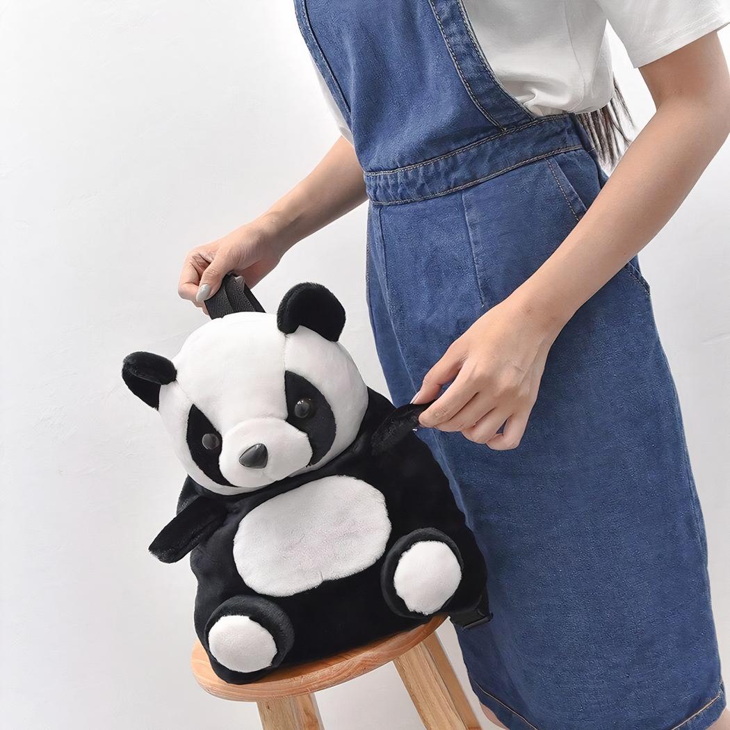 sac panda en peluche pour enfants