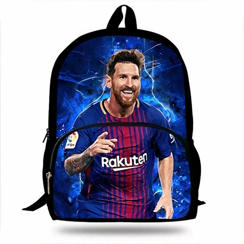 sac à dos enfant avec motif Messi