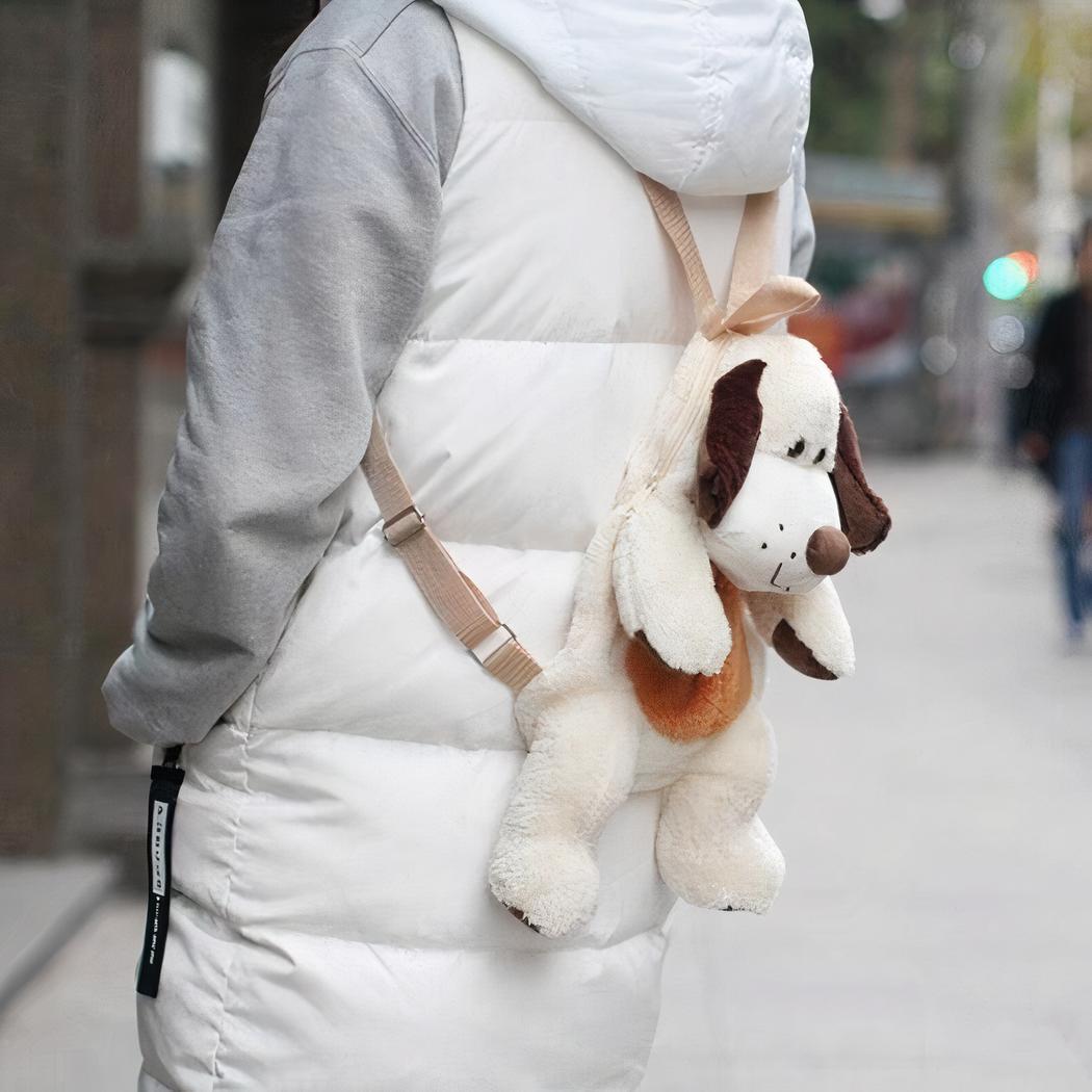 sac à dos enfant chien peluche