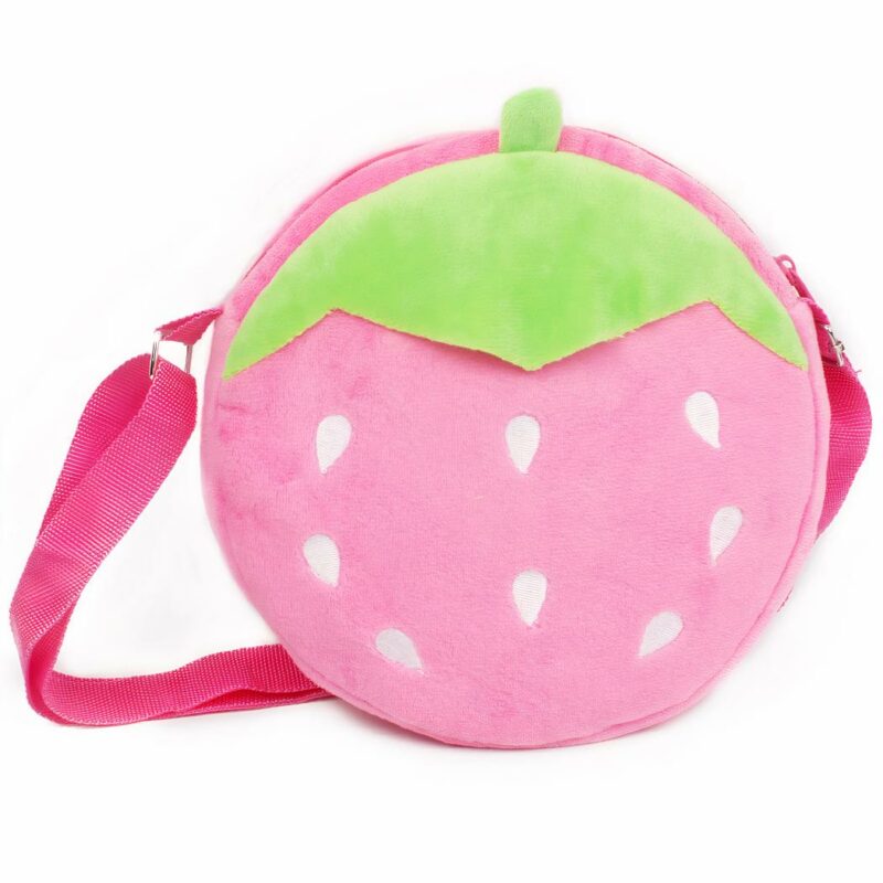 sac à dos peluche fraise enfant