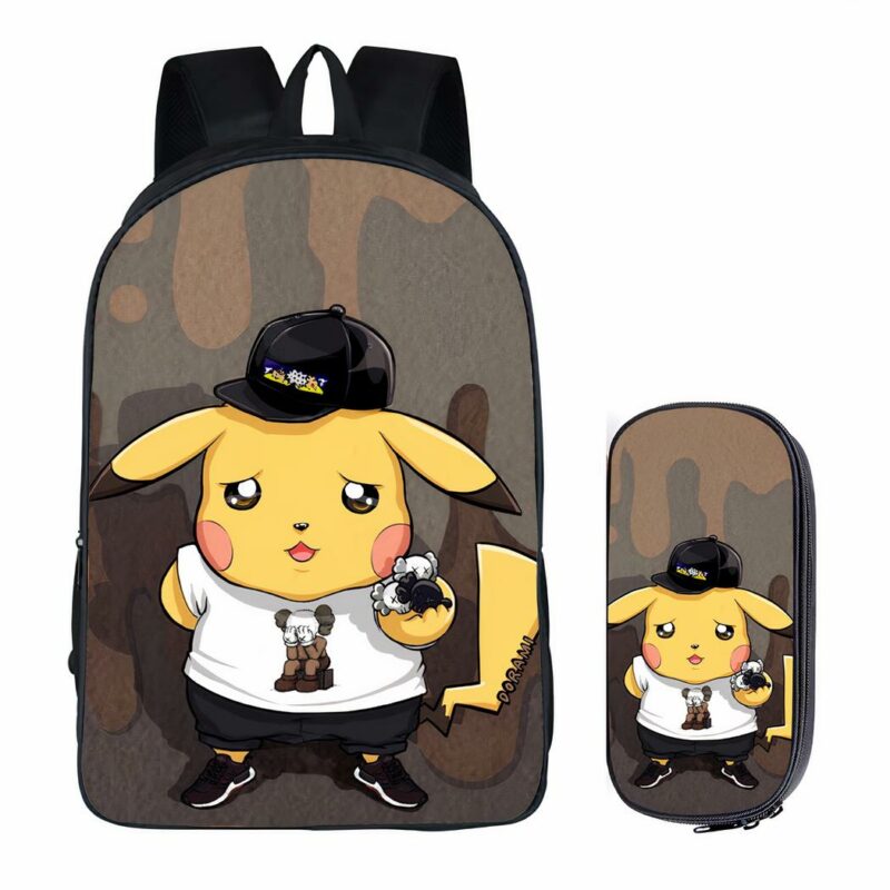 sac scolaire Pikachu avec trousse