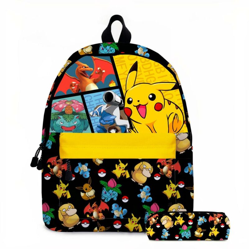 sac à dos enfant Pokémon avec trousse