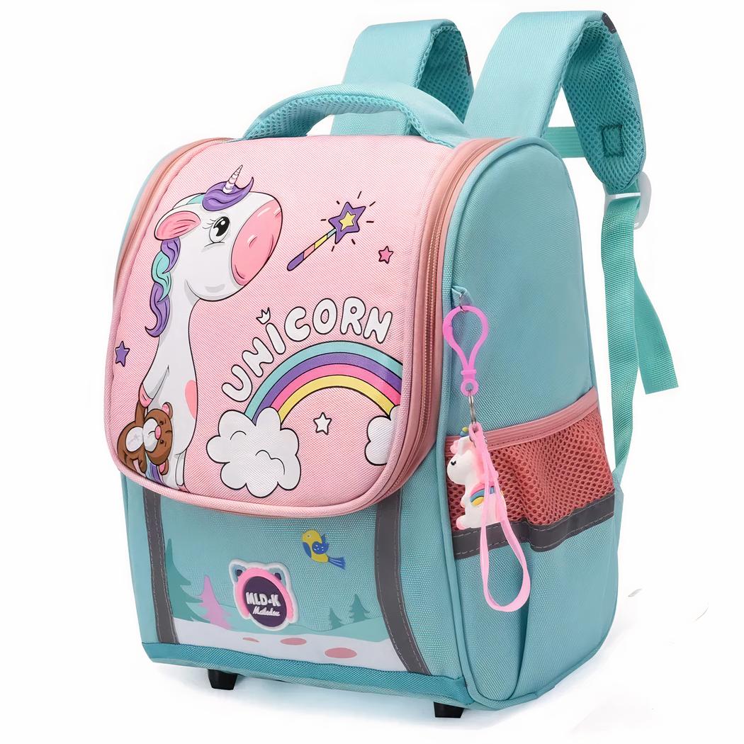 sac à dos licorne pastel avec breloque