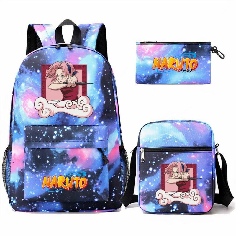 sac à dos imprimé Galaxie Naruto