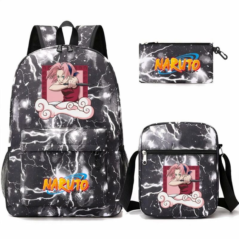 accessoire de mode sac à dos Naruto éclairs