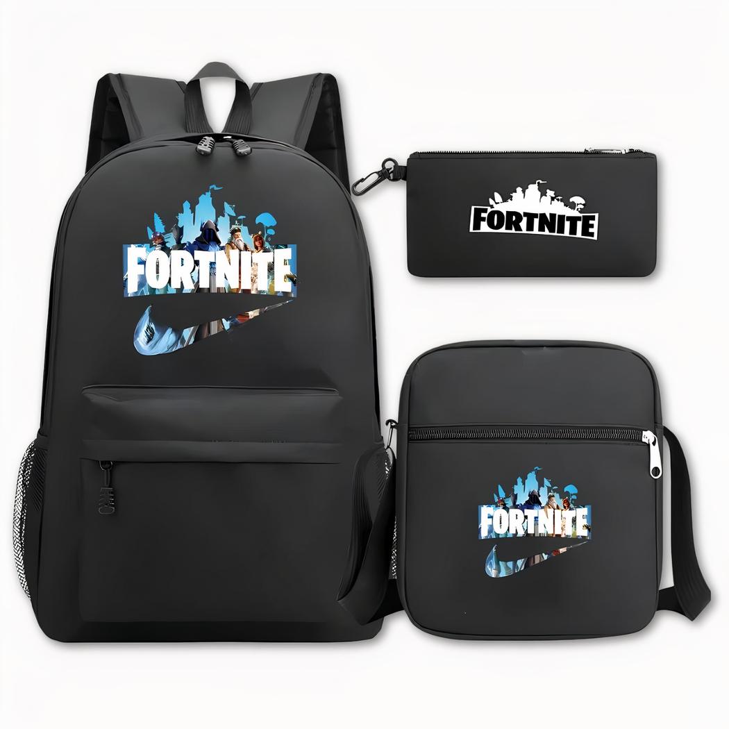 sac à dos Fortnite noir ensemble 3 pièces