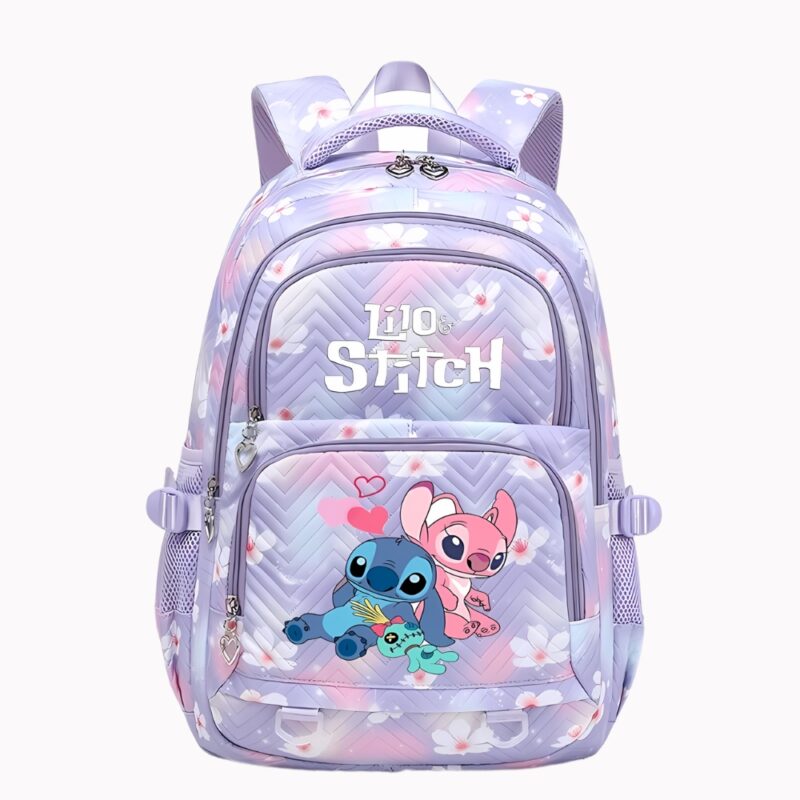 sac à dos coloré Stitch pour école