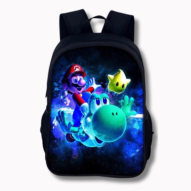 sac à dos coloré Mario et Yoshi