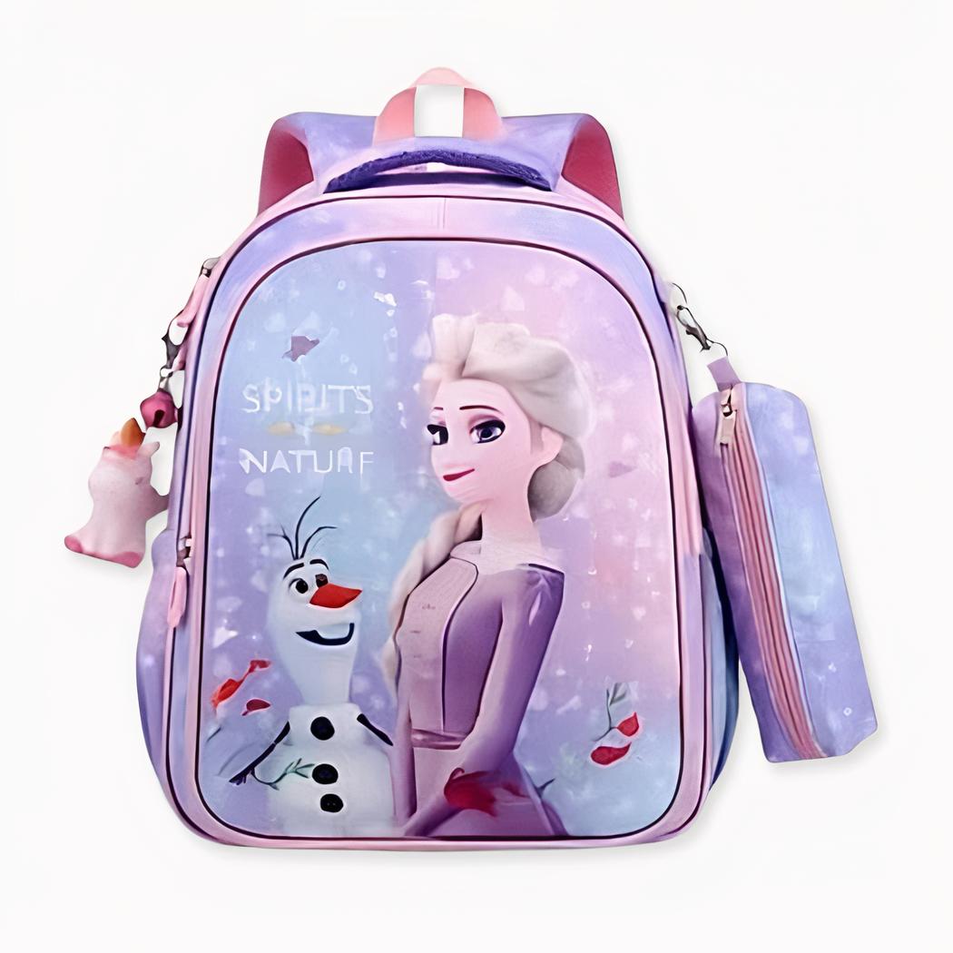 sac à dos Reine des neiges avec trousse pour enfant