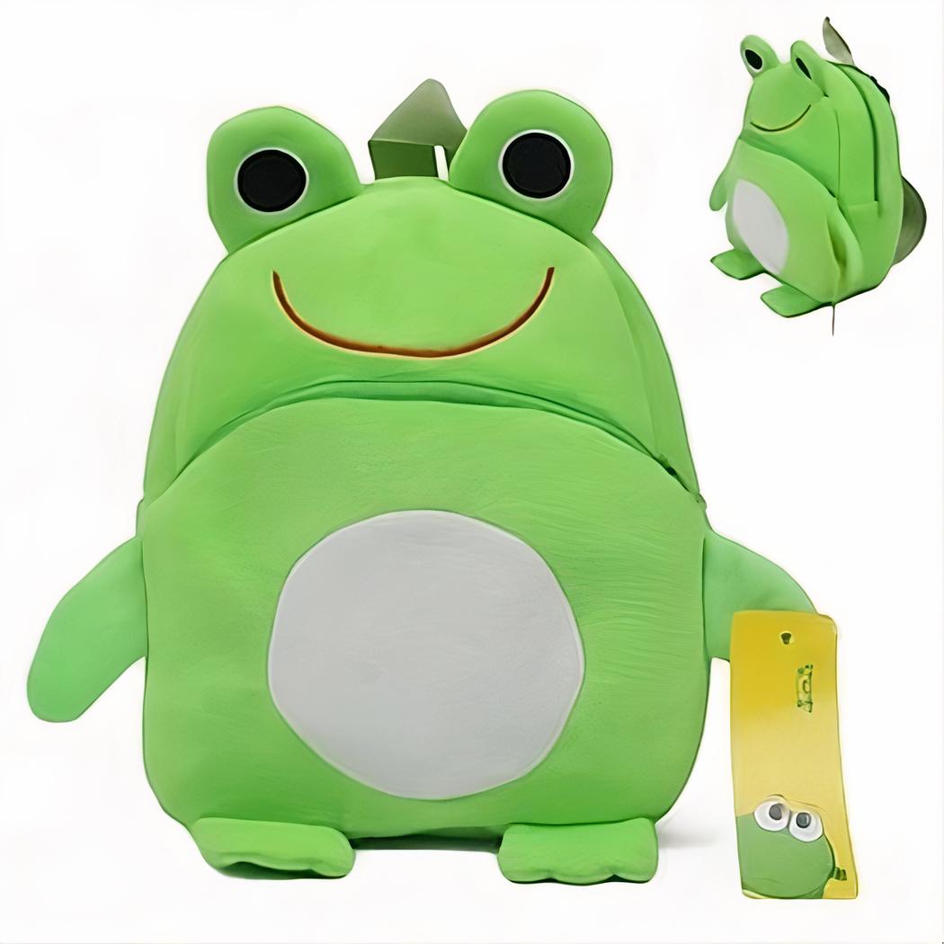 sac à dos peluche grenouille pour enfant