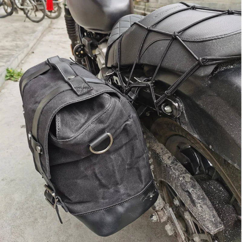 sac dos vintage moto cuir vache