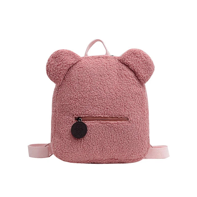 Sac à dos tendre en peluche