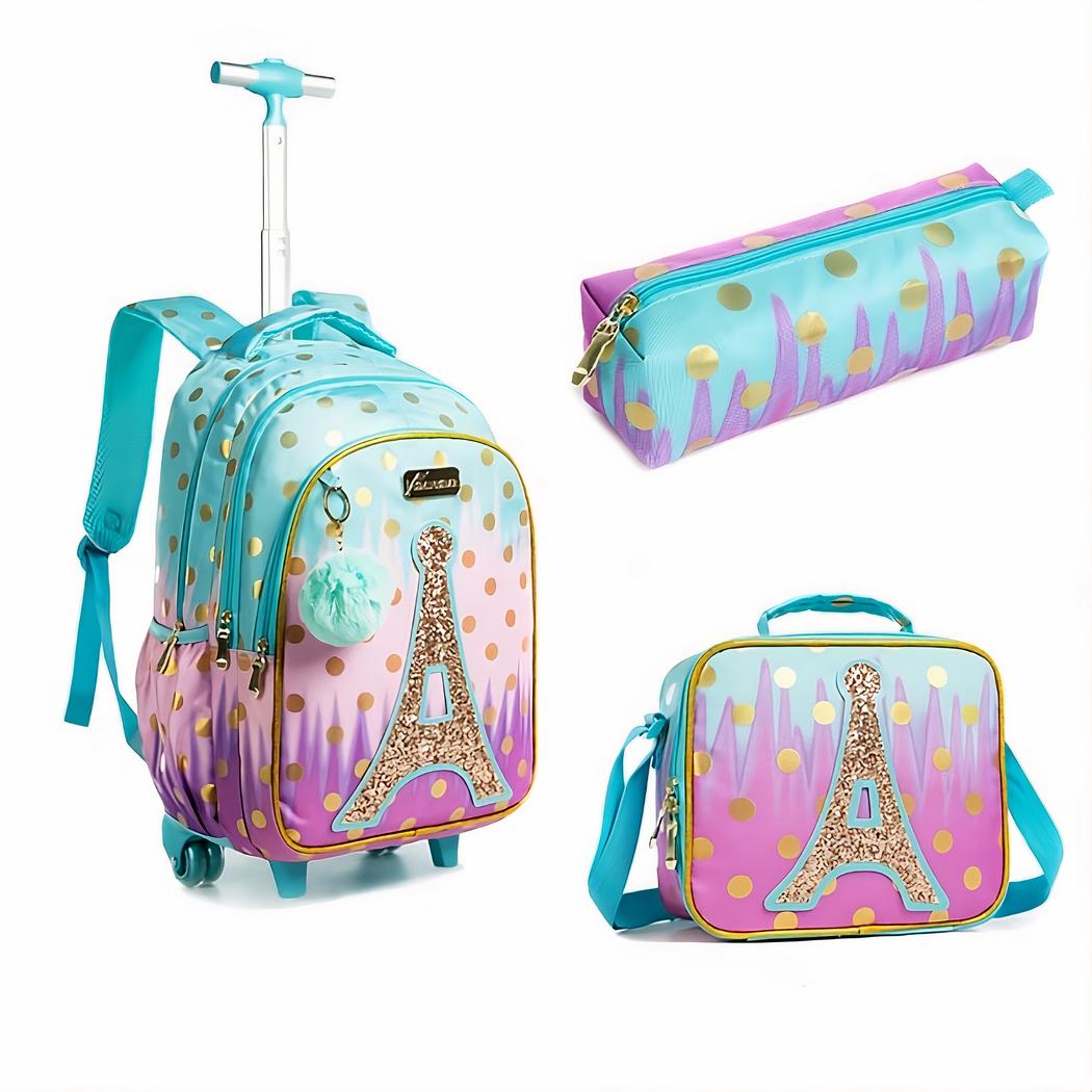 sac à dos fille avec accessoires Tour Eiffel