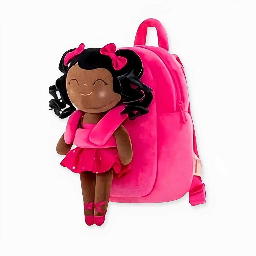 sac à dos CP en peluche avec poupée danseuse de ballet