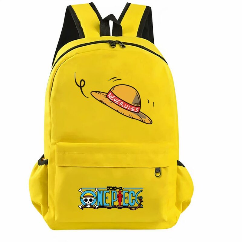 sac à dos jaune inspiré de One Piece