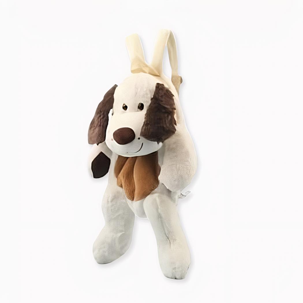 sac à dos en forme de chien en peluche