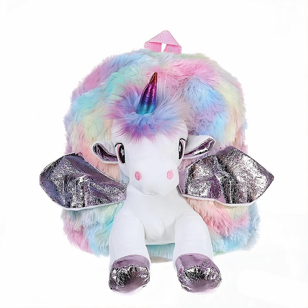 sac à dos enfant avec peluche licorne