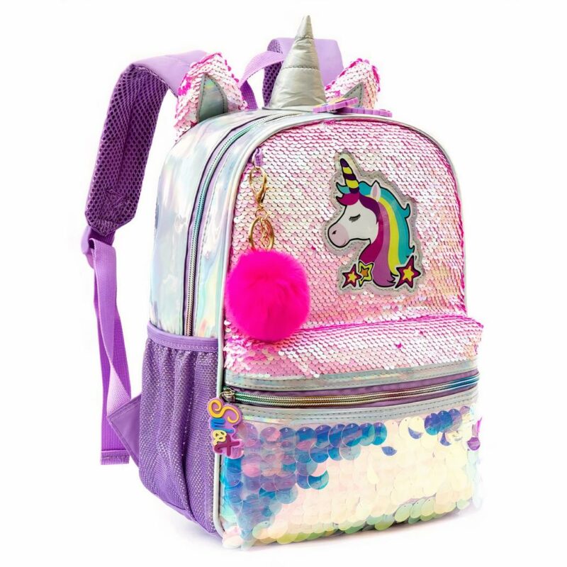 sac à dos sequins licorne
