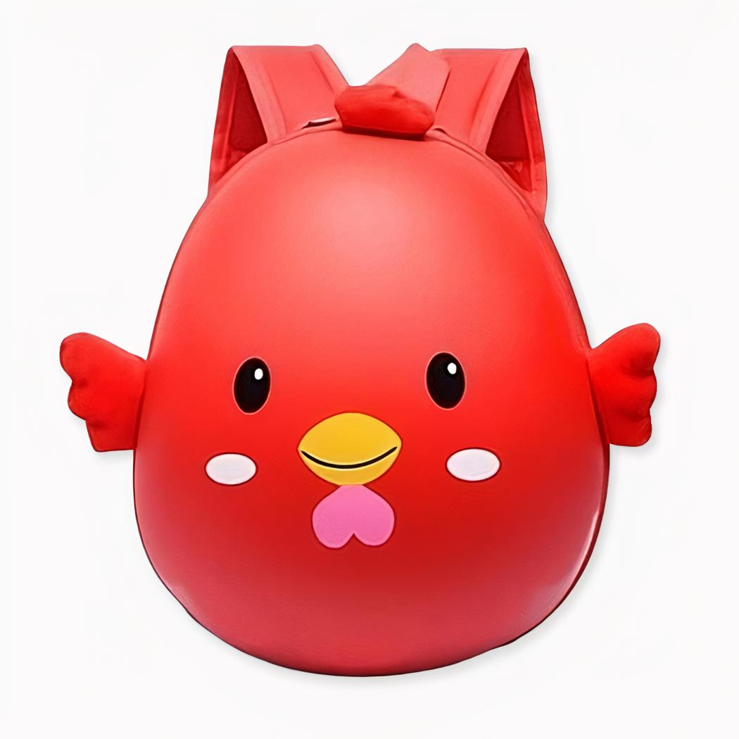 sac à dos pour enfant poussin rouge