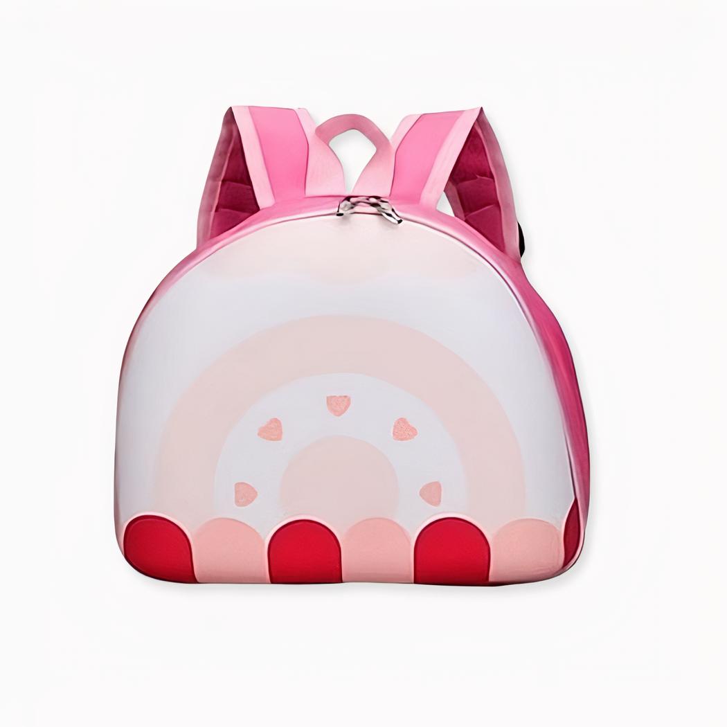 sac à dos rigide pour enfant rose