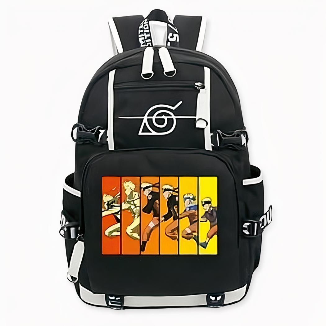 sac à dos noir Naruto Uzumaki