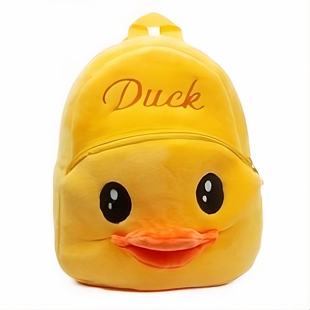 sac à dos peluche design canard