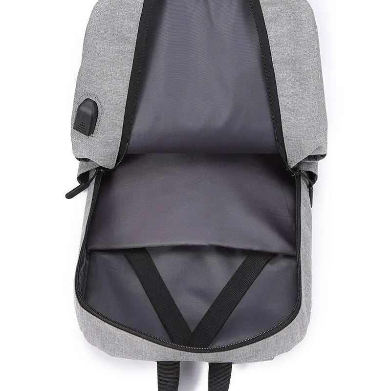 Sac A Dos Voyage Homme Ordinateur gris texturé